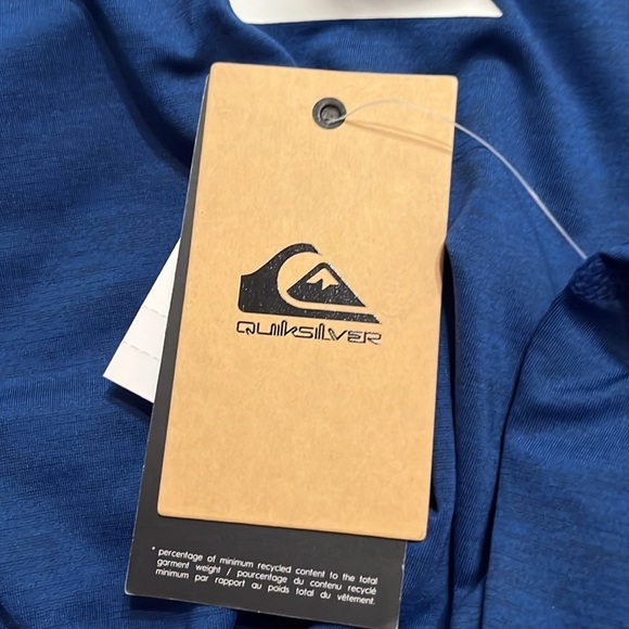 NWT Quiksilver Men's Everyday Upf50 Short Sleeve Surf Tee Rashguard XL - Picture 5 of 6